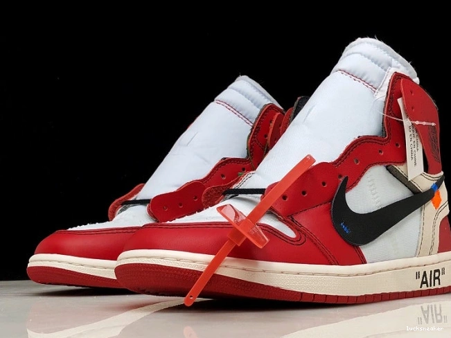 Cheap LUCY Off-White Retro 1 Air Ten AA3834-101 The Chicago Jordan 0812
